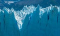 Blue ice of Perito Moreno Glacier, Argentina Royalty Free Stock Photo