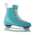 Blue Ice skate design Royalty Free Stock Photo