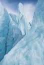 Blue Ice 10,000 year old glacier alaska