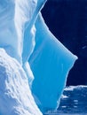 Blue iceberg detail Royalty Free Stock Photo