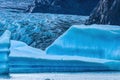 Blue Iceberg Grey Glacier Lake Torres del Paine National Park Chile Royalty Free Stock Photo