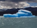 Blue iceberg in Lago Argentino, Calafate Royalty Free Stock Photo