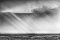 Blue Iceberg Water Closeup Abstract Background Antarctica