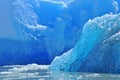 Blue Icebergs Royalty Free Stock Photo