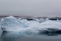 Blue Icebergs in Greenland Royalty Free Stock Photo