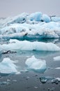 Blue Icebergs Royalty Free Stock Photo