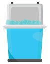 Blue icebox, icon