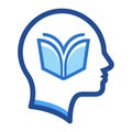 Open Mind Book, Brain, Education, Knowledge, Learning, and Self-improvement Concepts