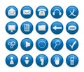 Blue icons