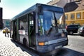 Blue Ikarus 405 in Budapest in Hungary