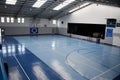 Blue Indoor Gymnasium