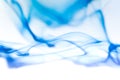 Blue Ink in clear water Royalty Free Stock Photo