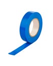 Blue insulating tape Royalty Free Stock Photo
