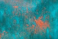 Blue iron metallic grunge rusty background