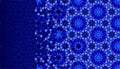 Blue islamic,arabic vector background.
