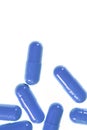 Blue Isolated Pills Texture Royalty Free Stock Photo