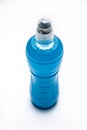 Blue isotonic drink Royalty Free Stock Photo
