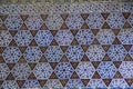 Blue Iznik Tiles in the Topkapi Palace Royalty Free Stock Photo