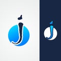 Blue J circle company logo