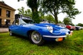 Blue Jaguar oldtimer