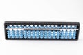 Blue japanese abacus on a white background