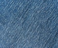 Blue jean fabric texture close up