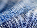 Blue Jean Material Royalty Free Stock Photo