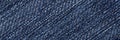 Blue jean texture. Blank denim cloth textile background. Soft fabric Royalty Free Stock Photo