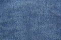 Blue jean texture. Blank denim textile background. Soft fabric. Flat cotton Royalty Free Stock Photo