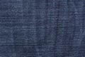 Blue jean texture. Blank denim textile background. Soft fabric. Flat cotton Royalty Free Stock Photo