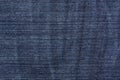 Blue jean texture. Blank denim textile background. Soft fabric. Flat cotton Royalty Free Stock Photo