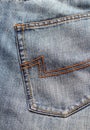 Blue jeans back Royalty Free Stock Photo