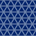 Blue jeans background with rhombs