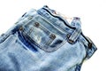 Blue Jeans Closeup Royalty Free Stock Photo