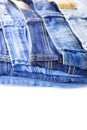 Blue Jeans isolated on white background