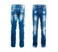 Blue jeans isolated