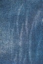 Blue jeans material texture or background Royalty Free Stock Photo