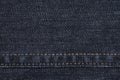 Blue jeans texture. Royalty Free Stock Photo