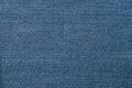 Blue jeans texture. Abstract pattern on blue jean background. Canvas denim texture. Material background. Dark backgrounds. Clothin Royalty Free Stock Photo