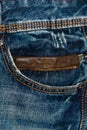 Blue jeans texture background Royalty Free Stock Photo