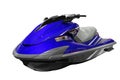 Blue jet-ski Royalty Free Stock Photo