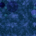 Blue Jewel Seamless Background