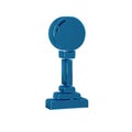 Blue Joystick for arcade machine icon isolated on transparent background. Joystick gamepad.