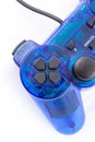 The blue joystick for controller play video game