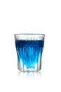 Blue kamikaze shot Royalty Free Stock Photo