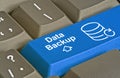 Key for data backup Royalty Free Stock Photo