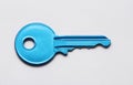 Blue key Royalty Free Stock Photo