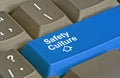 key for safety culture Royalty Free Stock Photo