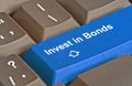 key to invest in bonds Royalty Free Stock Photo