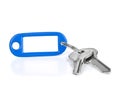 Blue keyring Royalty Free Stock Photo